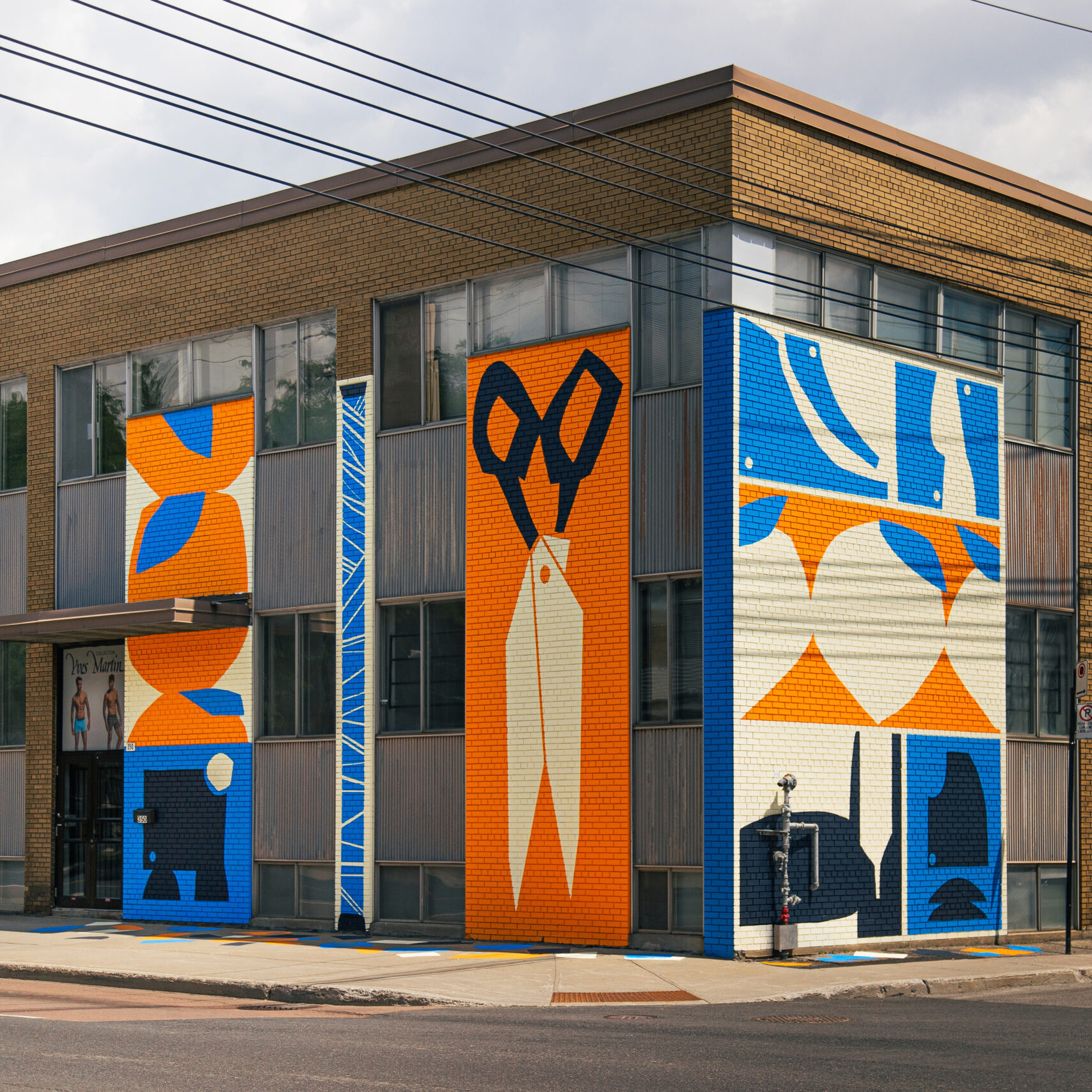 murale la premiere paire carrée