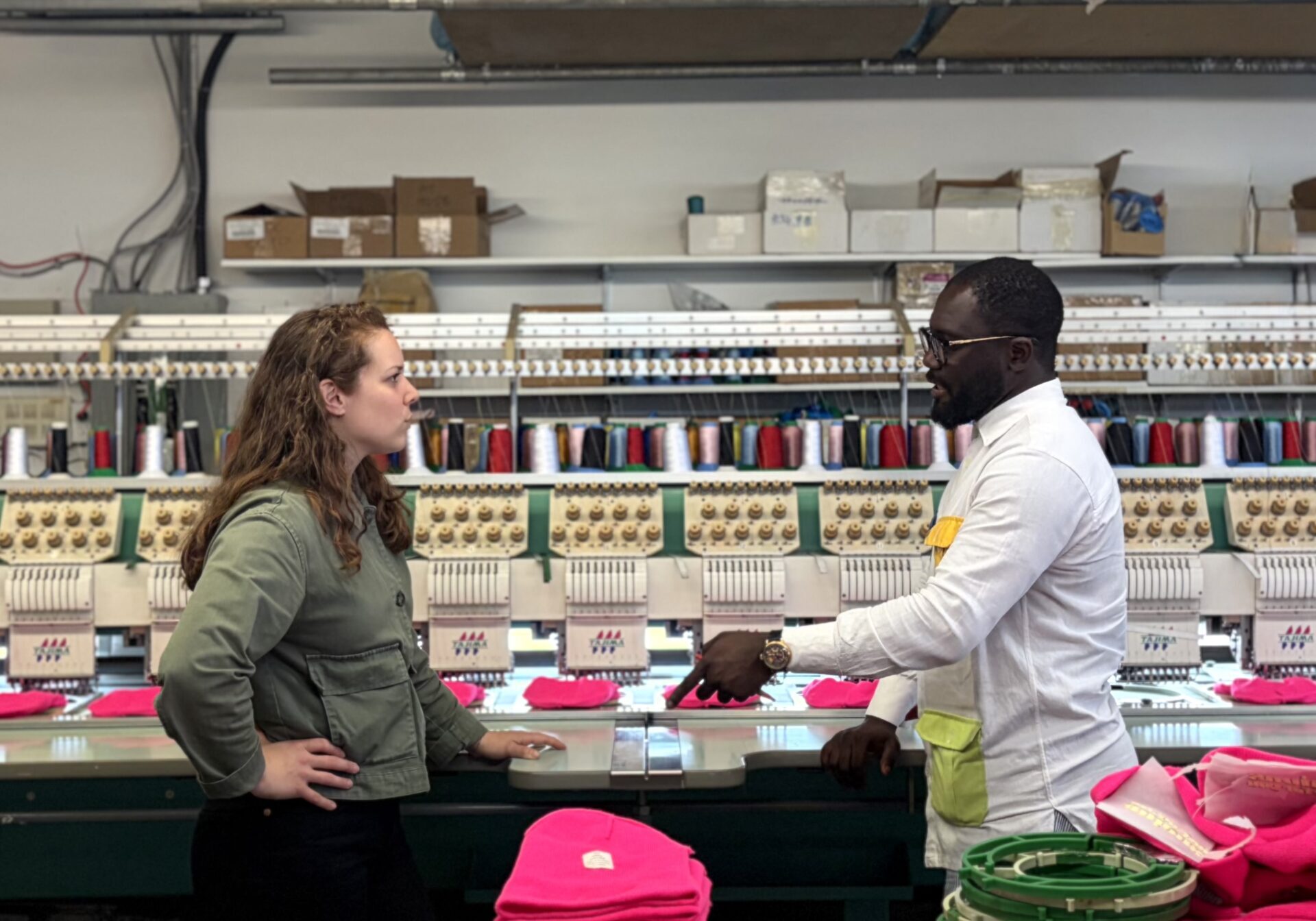 Visite en entreprise chez Broderie Eno